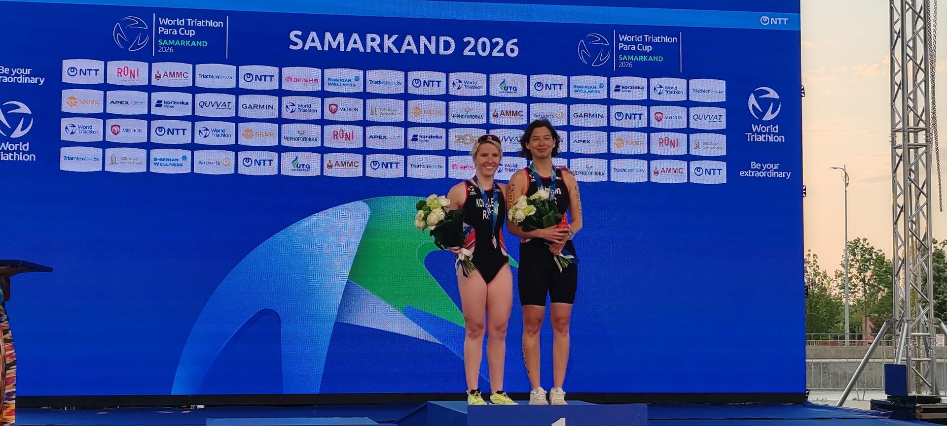 Узбекистан впервые провел первый этап Мировой серии по триатлону World Triathlon Championship Series, а также Кубок мира по паратриатлону - Sputnik Узбекистан, 1920, 27.04.2026