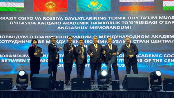 V Tashkente podpisali memorandum o sozdanii konsorsiuma Budushie injeneri - Sputnik O‘zbekiston