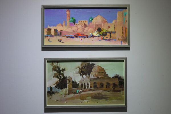 Umar Rajabovning “Yopiq eshik” nomli shaxsiy ko‘rgazmasi - Sputnik O‘zbekiston