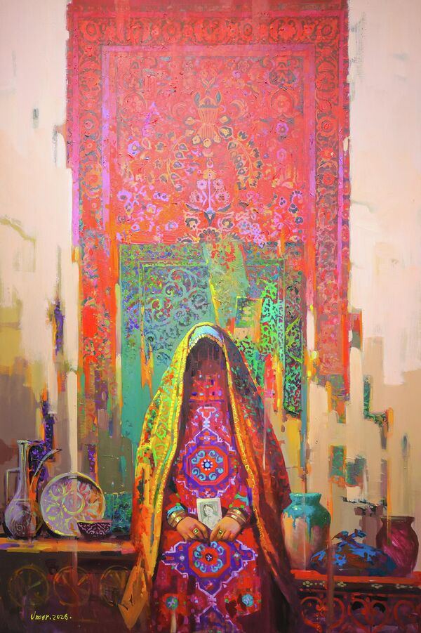 Umar Rajabovning “Yopiq eshik” nomli shaxsiy ko‘rgazmasi - Sputnik O‘zbekiston