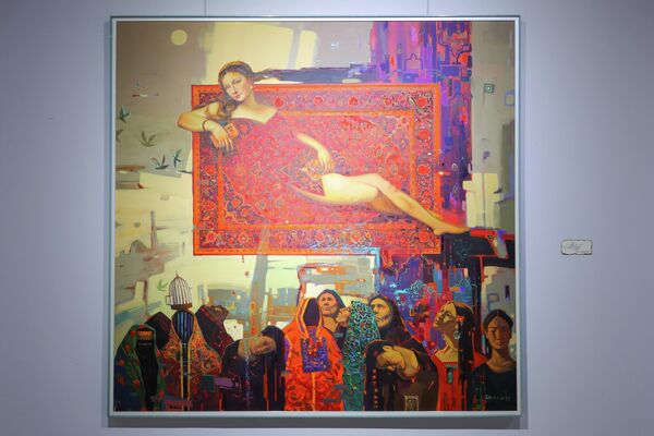 Umar Rajabovning “Yopiq eshik” nomli shaxsiy ko‘rgazmasi - Sputnik O‘zbekiston