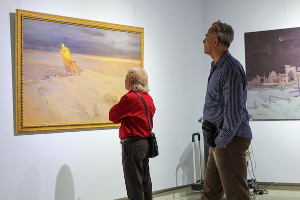 Umar Rajabovning “Yopiq eshik” nomli shaxsiy ko‘rgazmasi - Sputnik O‘zbekiston