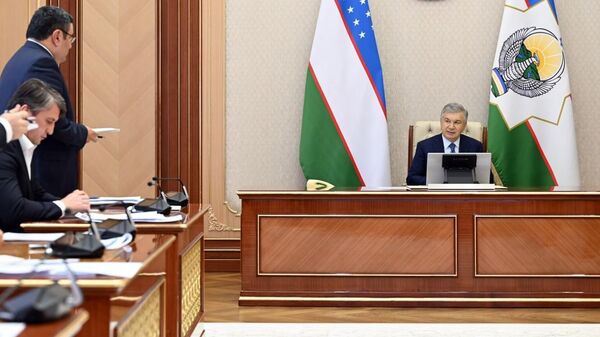 Президент ознакомился с презентацией о мерах по развитию гидроэнергетической отрасли - Sputnik Ўзбекистон