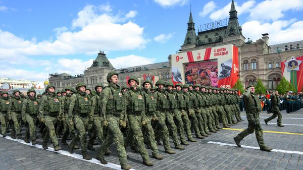 Москва. Военный парад, посвященный 80-летию Победы в Великой Отечественной войне - Sputnik Ўзбекистон