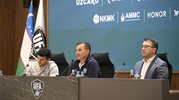 Press-konferensiya s uchastiyem Ravshana Irmatova i Fabio Kannavaro - Sputnik O‘zbekiston