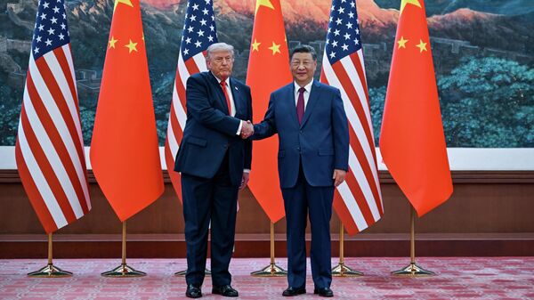 Состоялись переговоры президента США Дональда Трампа и председателя КНР Си Цзиньпина - Sputnik Ўзбекистон
