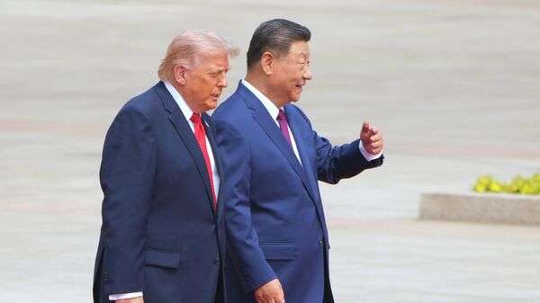 Визит президента США Дональда Трампа в Китай - Sputnik Узбекистан
