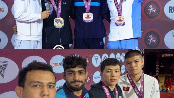 Сборная Узбекистана завершила чемпионат Азии по спортивной борьбе U23 c 15 медалями - Sputnik Узбекистан