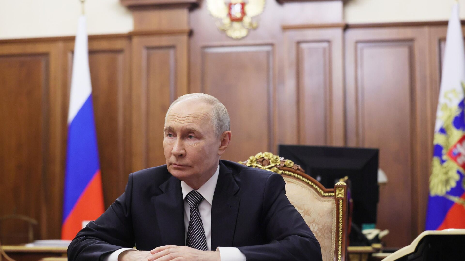 Президент России Владимир Путин Президент России Владимир Путин - Sputnik Узбекистан, 1920, 28.05.2026