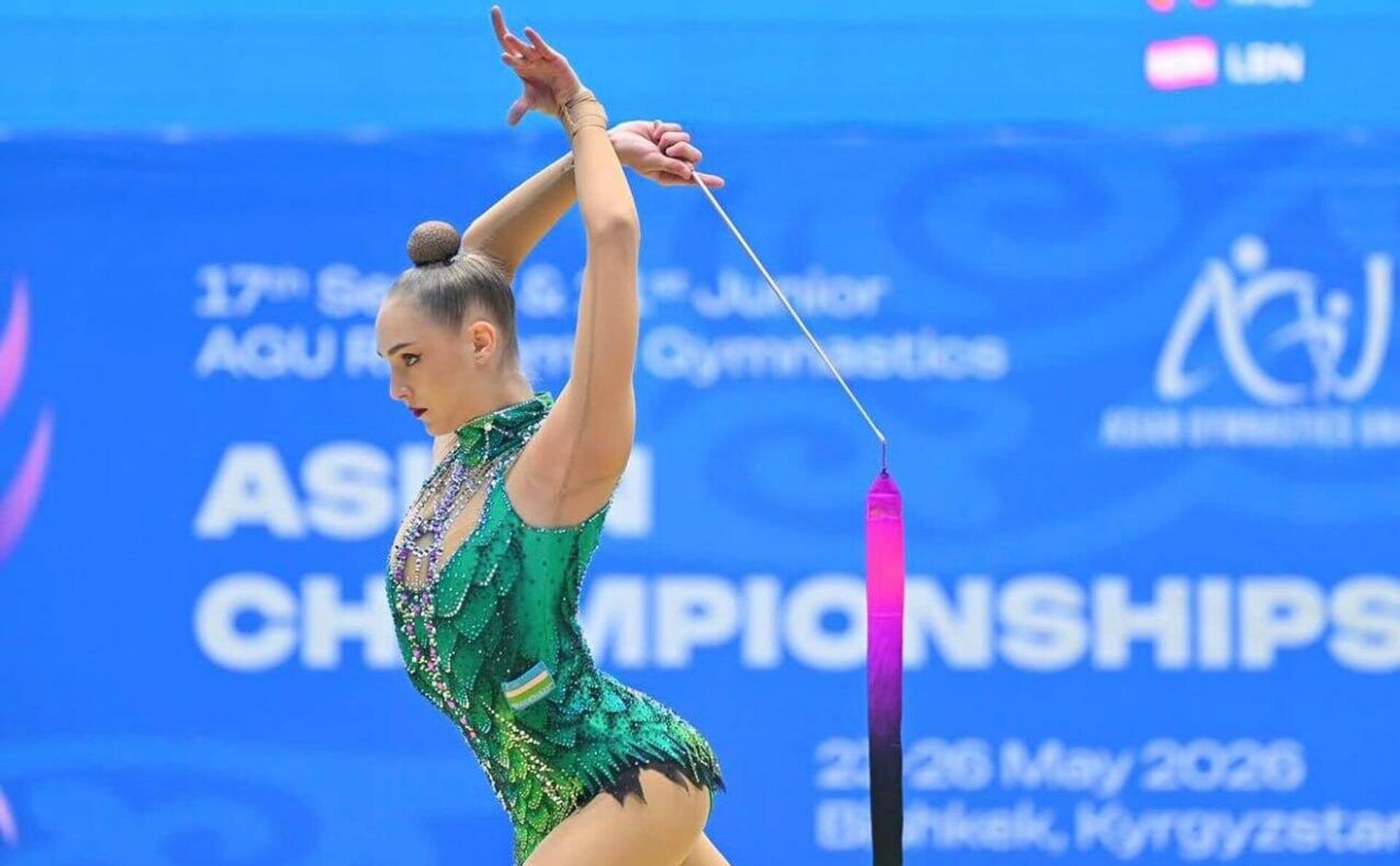 Гимнастки Узбекистана завоевали 16 медалей на чемпионате Азии в Бишкеке.
Гимнастки Узбекистана завоевали 16 медалей на чемпионате Азии в Бишкеке.
- Sputnik Узбекистан, 1920, 29.05.2026