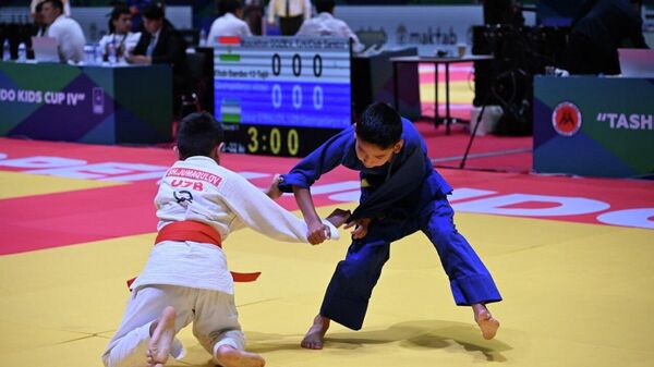 Стартовал международный турнир Tashkent Open Judo Kids Cup IV - Sputnik Узбекистан