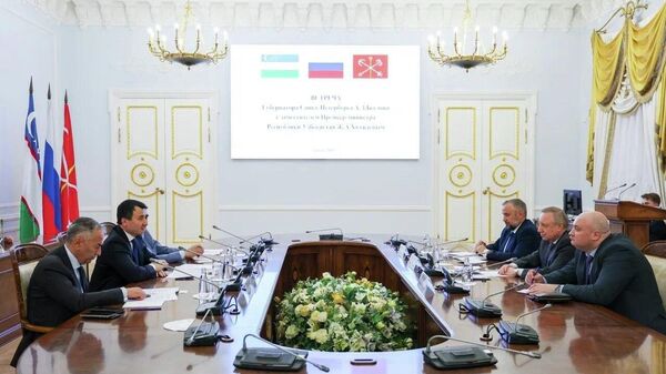 Джамшид Ходжаев встретился с губернатором Санкт-Петербурга Александром Бегловым - Sputnik Ўзбекистон