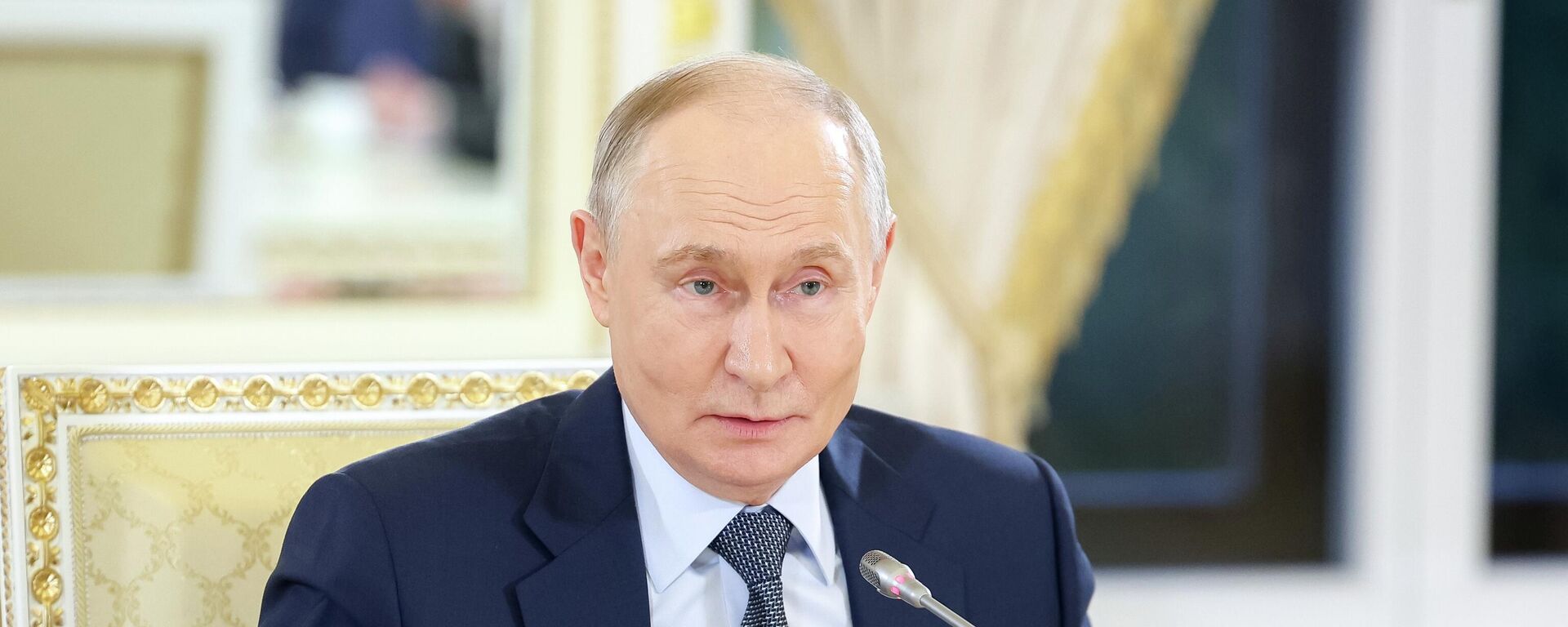 Vstrecha prezidenta RF Vladimira Putina s rukovoditelyami mejdunarodnix informatsionnix agentstv - Sputnik O‘zbekiston, 1920, 05.06.2026