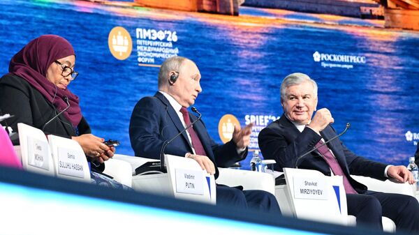 Vladimir Putin i Shavkat Mirziyoyev - Sputnik O‘zbekiston