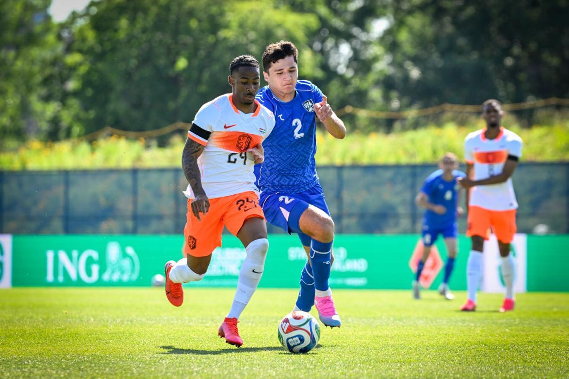 Futbolisti sbornoy Uzbekistana v tovarisheskom matche protiv sbornoy Niderlandov Futbolisti sbornoy Uzbekistana v tovarisheskom matche protiv sbornoy Niderlandov - Sputnik O‘zbekiston, 1920, 09.06.2026