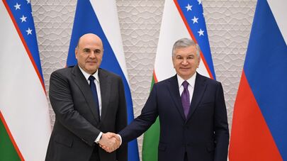 Президент Узбекистана провел встречу с Председателем Правительства России
