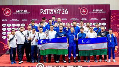 Сборная РУЗ заняла первое место в общекомандном зачете на ЧА U15 по спортивной борьбе в Таиланде