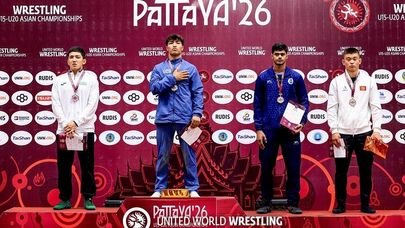 Юные греко-римские борцов сборной Узбекистана успешно начали чемпионат Азии 