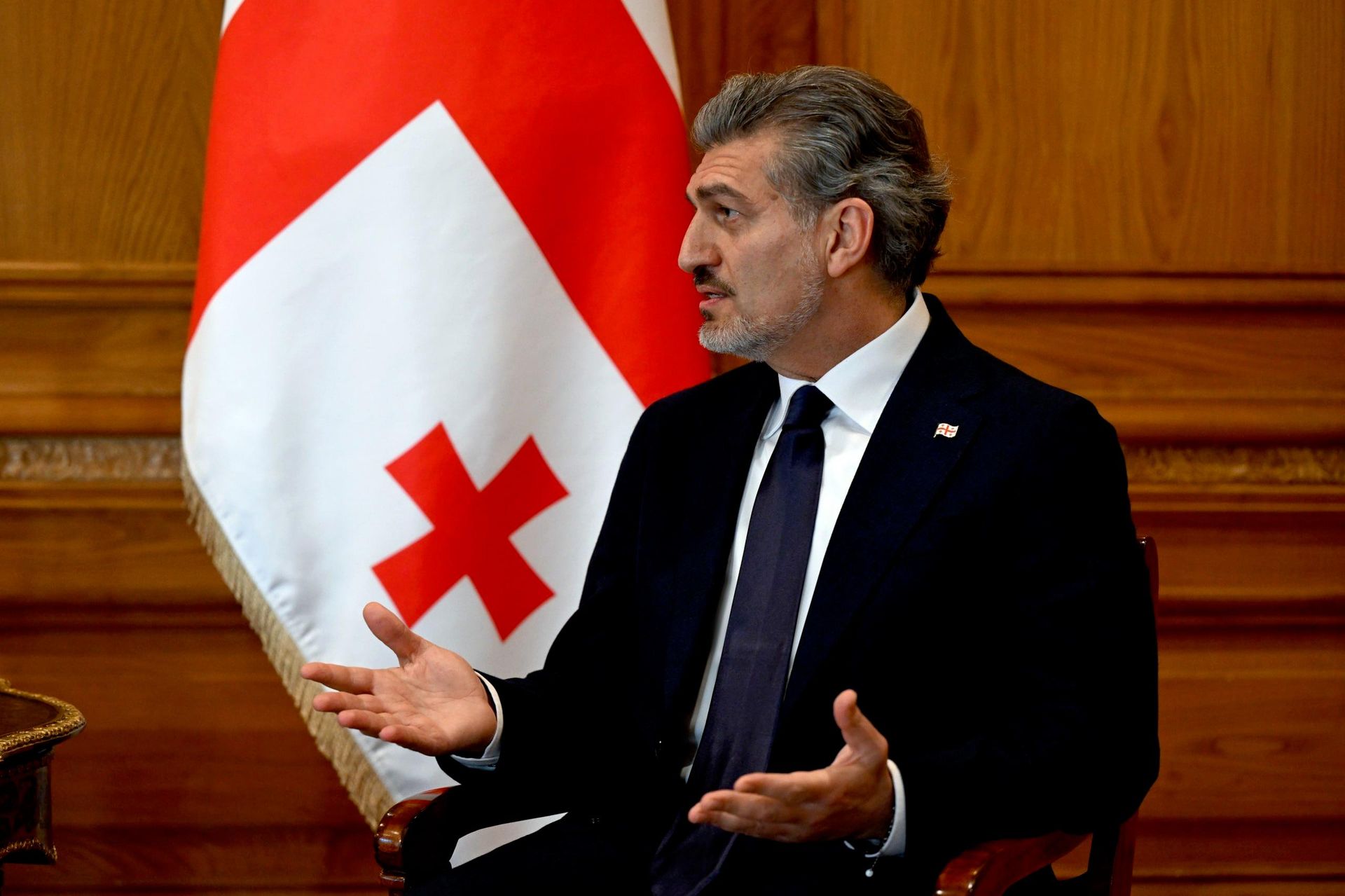 Переговоры президента Узбекистана Шавката Мирзиёева и президента Грузии Михаила Кавелашвили. Переговоры президента Узбекистана Шавката Мирзиёева и президента Грузии Михаила Кавелашвили. - Sputnik Узбекистан, 1920, 03.07.2026