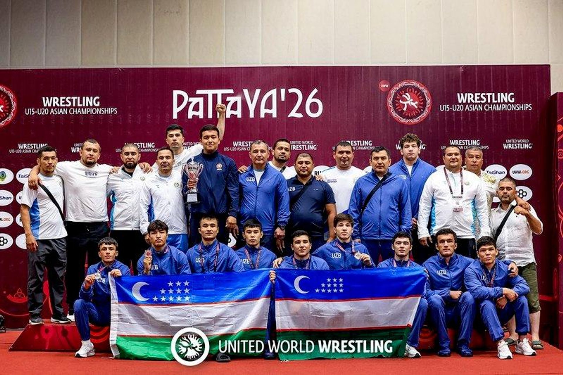 Узбекистанские борцы греко-римского стиля завоевали 8 медалей на чемпионате Азии U20. - Sputnik Узбекистан, 1920, 03.07.2026