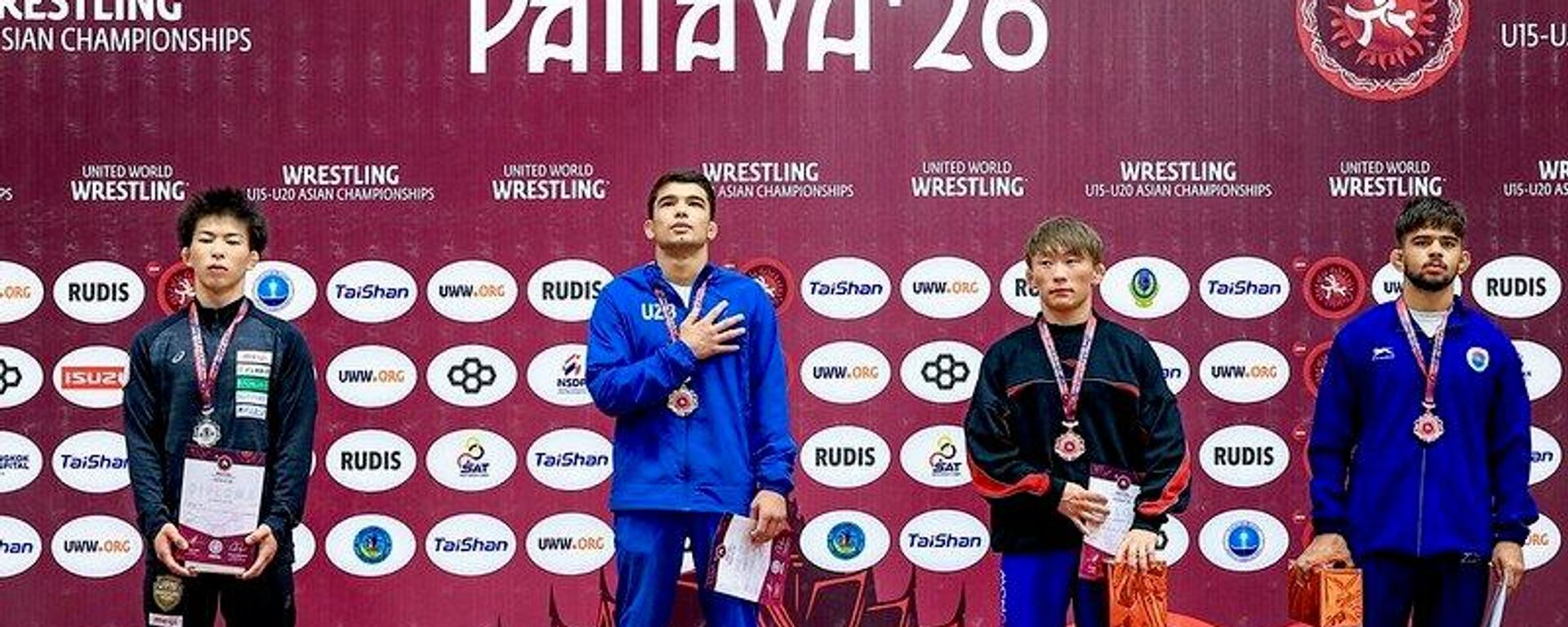 Узбекистанские борцы вольного стиля завоевали две медали на чемпионате Азии U20 - Sputnik Ўзбекистон, 1920, 05.07.2026