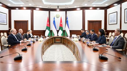 Встреча главы МИД Бахтиёра Саидова с заместителя премьер-министра Иордании Е.П. Айманом Сафади