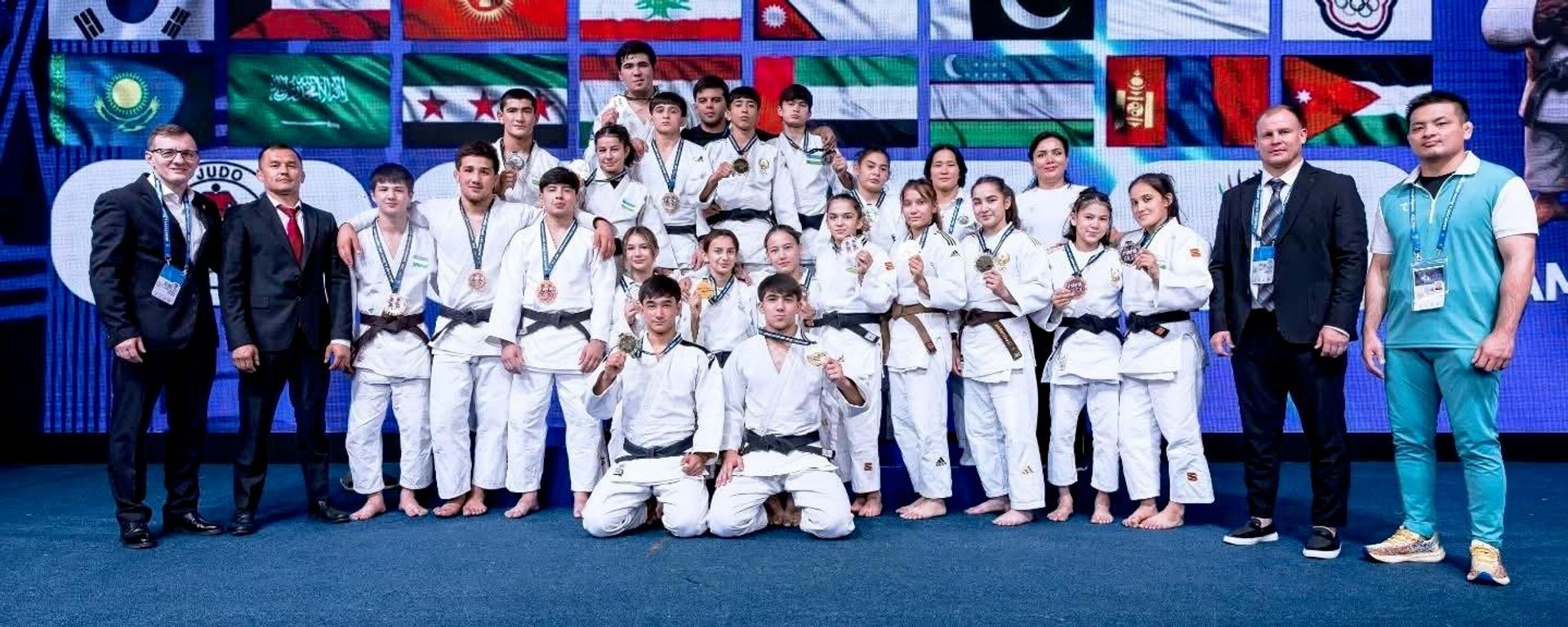 Yunosheskaya sbornaya Uzbekistana po dzudo vozglavila medalniy zachot na chempionate Azii - Sputnik O‘zbekiston, 1920, 18.07.2026