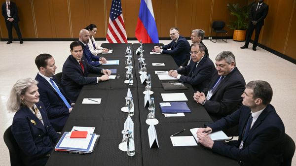 Встреча Министра иностранных дел РФ Сергей Лаврова с госсекретарем США Марко Рубио - Sputnik Ўзбекистон