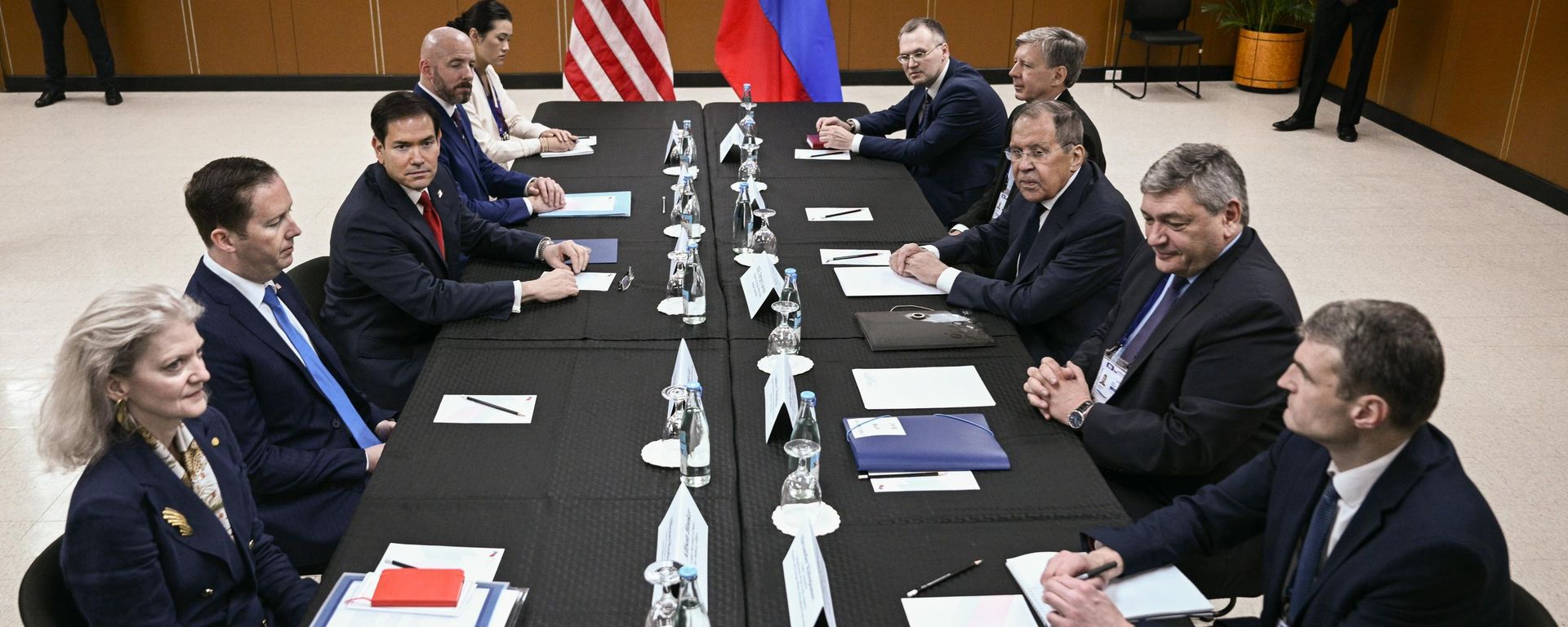 Встреча Министра иностранных дел РФ Сергей Лаврова с госсекретарем США Марко Рубио - Sputnik Ўзбекистон, 1920, 23.07.2026