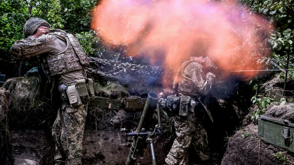 Боевая подготовка минометных расчетов группировки войск Центр на Днепропетровском направление СВО - Sputnik Узбекистан