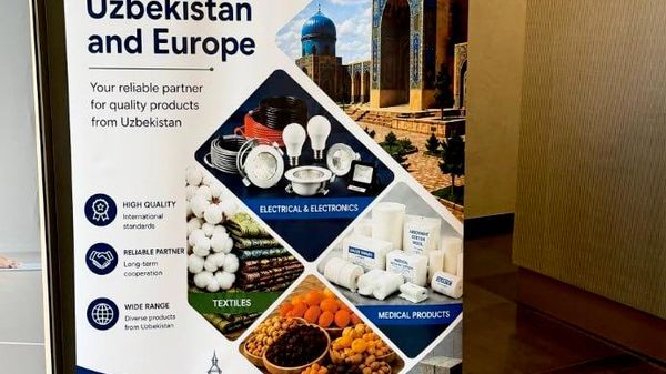 В Праге открылся национальный шоурум Made in Uzbekistan, где представлены 48 видов экспортной продукции 17 ведущих предприятий Узбекистана - Sputnik Узбекистан