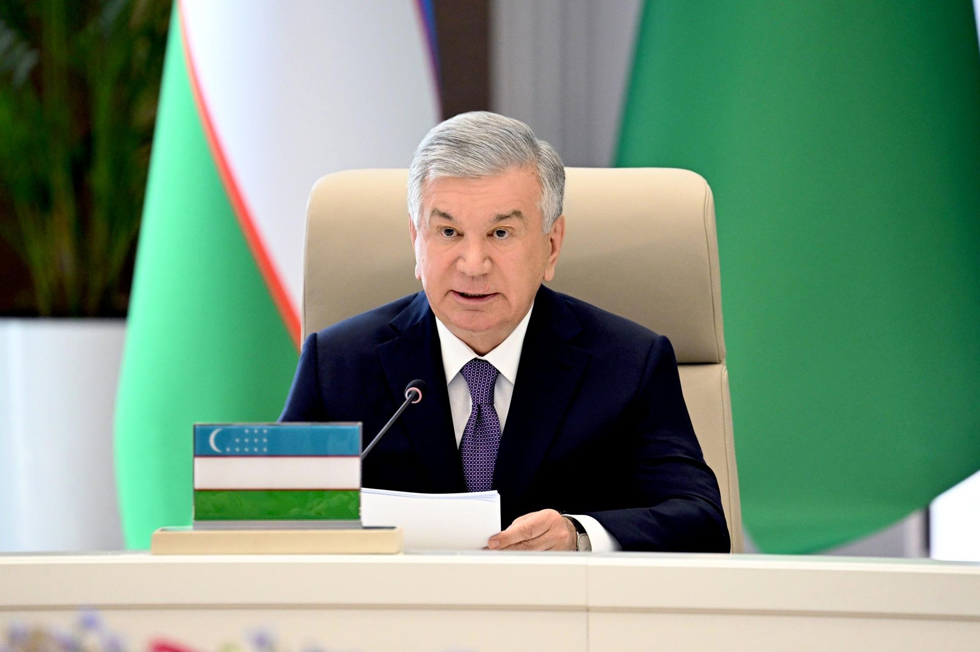 Шавкат Мирзиёев принял участие в неформальной встрече глав государств ЦА и Азербайджана в Чолпон-Ате.  - Sputnik Узбекистан, 1920, 31.07.2026