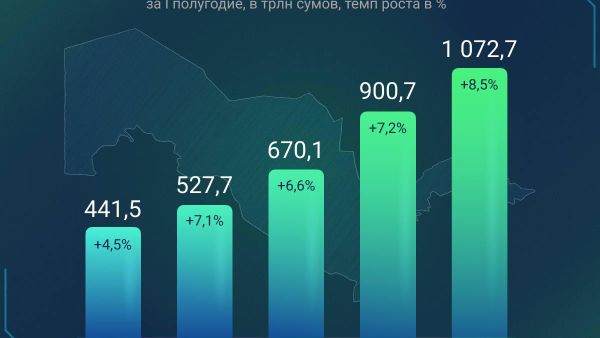 ВВП Узбекистана продолжает расти: итоги первого полугодия за пять лет - Sputnik Узбекистан