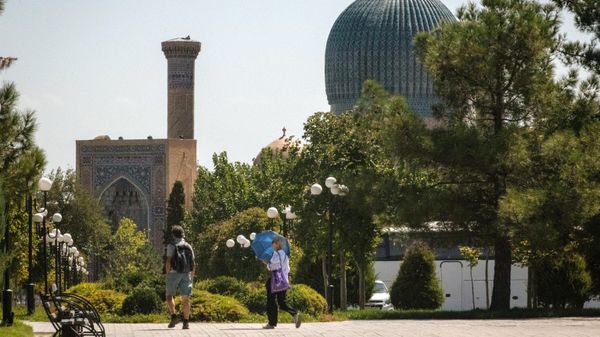Гур-Эмиир — мавзолей Амира Темира (Тамерлана), его наставника Мир Сайид Барака в Самарканде. - Sputnik Узбекистан
