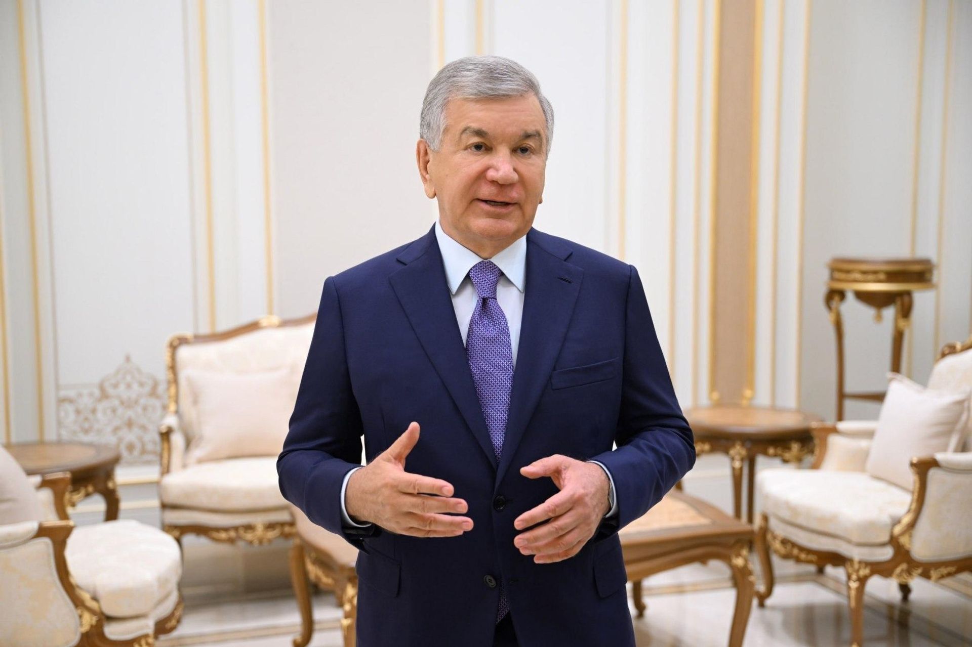 Президент ознакомился с созидательной работой в международном аэропорту Ургенча - Sputnik Узбекистан, 1920, 17.08.2026