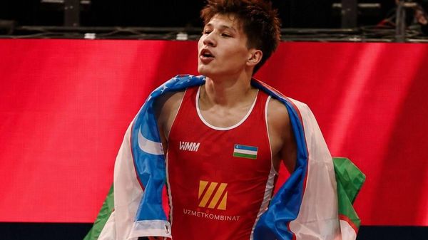Узбекистанец Кувончбек Исмоилов стал чемпионом мира по греко-римской борьбе - Sputnik Узбекистан