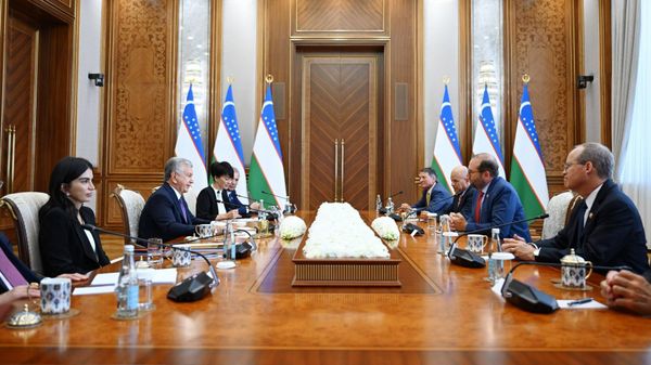 Shavkat Mirziyoyev prinyal delegatsiyu Palati predstaviteley Kongressa SShA  - Sputnik O‘zbekiston