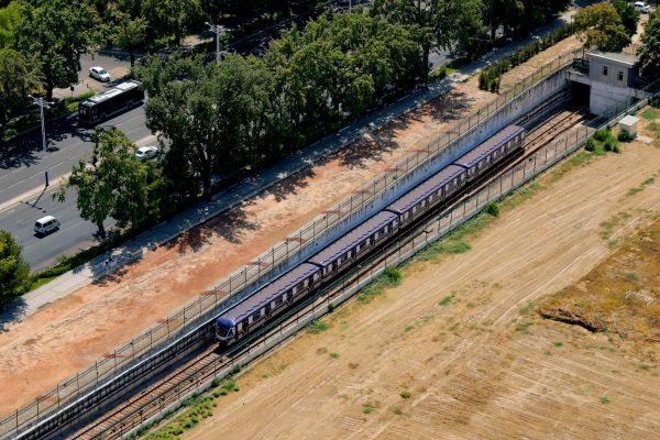 Вид на Ташкентский метрополитен с высоты - Sputnik Узбекистан