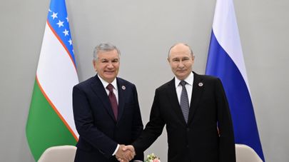 Шавкат Мирзиёев и Владимир Путин