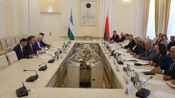 Встреча Посла Узбекистана в Беларуси Нуриддина Мамажонова с председателем Брестского облисполкома Петром Пархомчиком - Sputnik Узбекистан