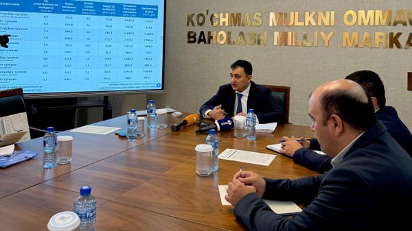 Пресс-конференция с участием руководства Национального центра массовой оценки недвижимости - Sputnik Ўзбекистон