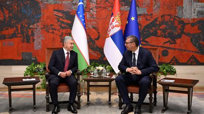 Cостоялись переговоры Шавката Мирзиёева и президента Сербии Александра Вучича