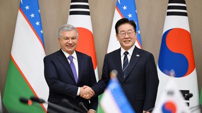 Президент Шавкат Мирзиёев провел переговоры с Президентом Республики Корея Ли Чжэ Мёном