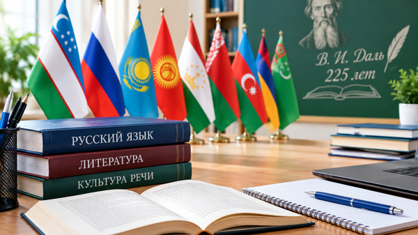 Русский язык: учебный натюрморт и наследие Даля - Sputnik Узбекистан