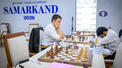 Гроссмейстер Нодирбек Якуббоев принес Узбекистану долгожданную победу над действующим чемпионом Нихалом Сарином из Индии.