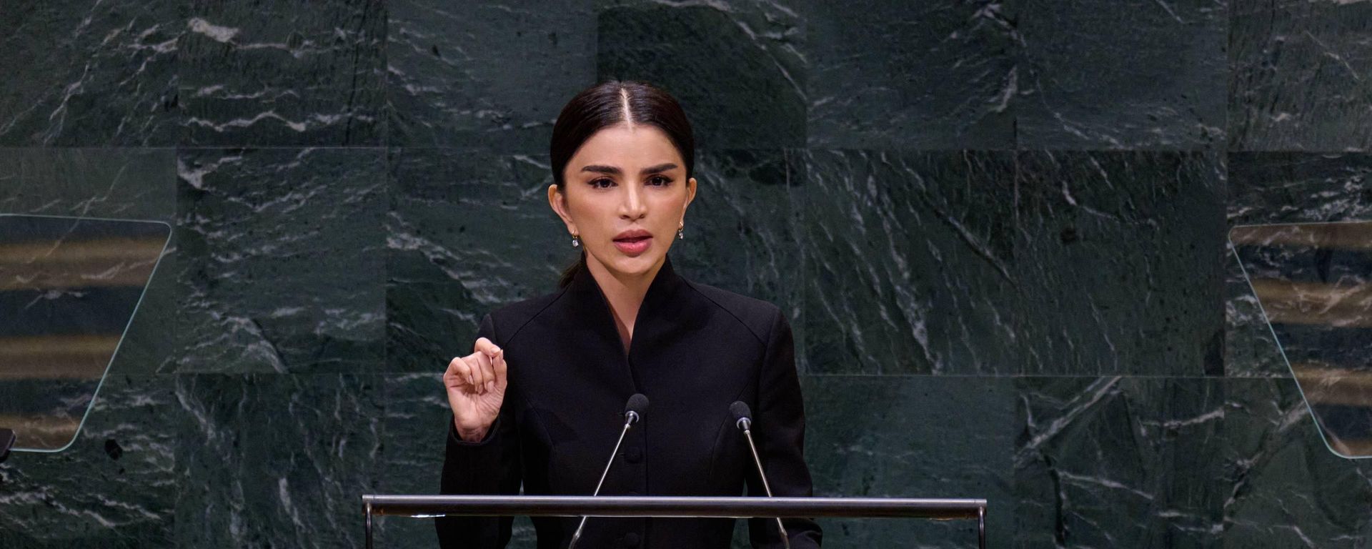 Vistuplenie glavi Administratsii prezidenta Uzbekistana Saidi Mirziyeyevoy na sessii Genassamblei OON
 - Sputnik O‘zbekiston, 1920, 24.09.2026