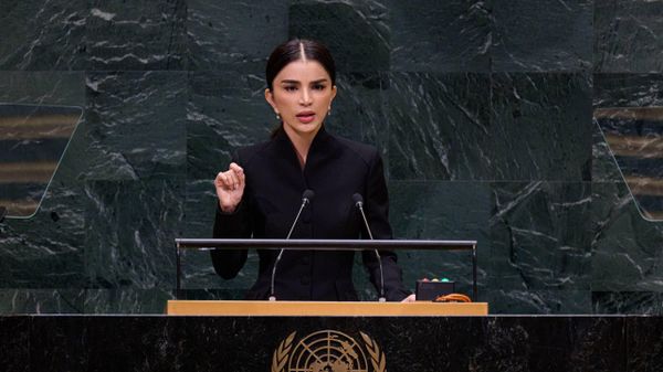 Vistuplenie glavi Administratsii prezidenta Uzbekistana Saidi Mirziyeyevoy na sessii Genassamblei OON
 - Sputnik O‘zbekiston