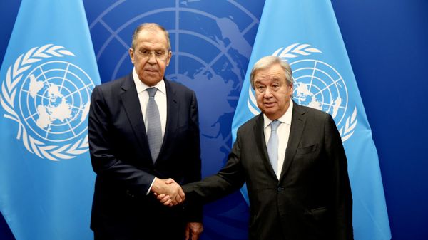Sergey Lavrov Antoniu Guterrish  - Sputnik O‘zbekiston