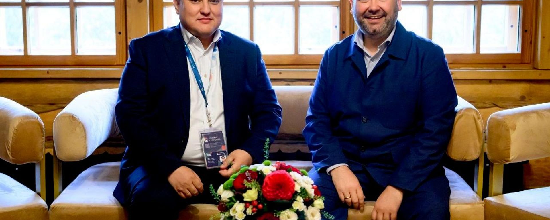 Состоялась встреча первого заместителя министра культуры Узбекистана Нодирбека Сайфуллаева и заместителя министра культуры РФ Андрея Малышева. - Sputnik Ўзбекистон, 1920, 25.09.2026