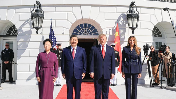 Si Szinpin i Donald Tramp - Sputnik O‘zbekiston